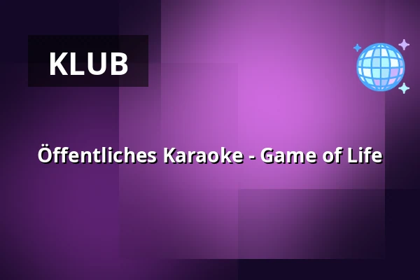 Öffentliches Karaoke - Game of Life — Úřad městské části Brno-střed, Brünn