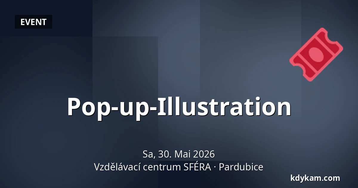 Pop-up-Illustration — Bildungszentrum SFÉRA, Pardubitz