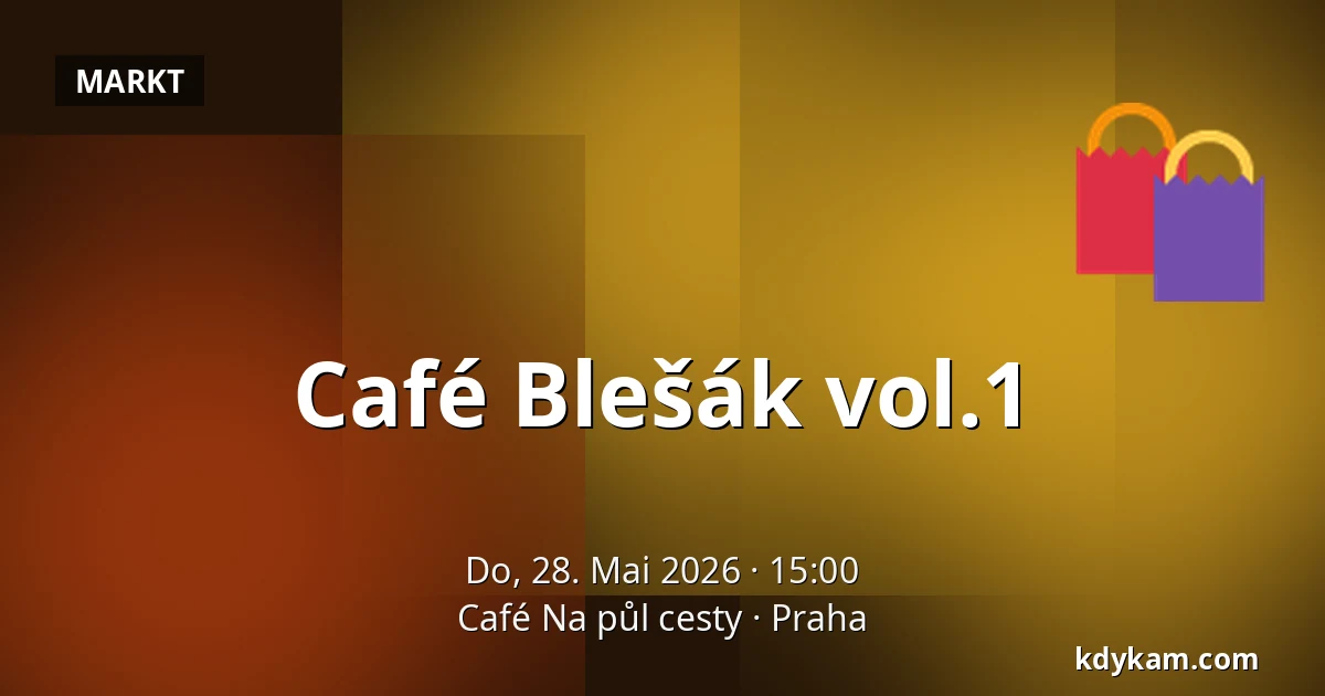 Café Blešák vol.1 — Café Na půl cesty, Prag