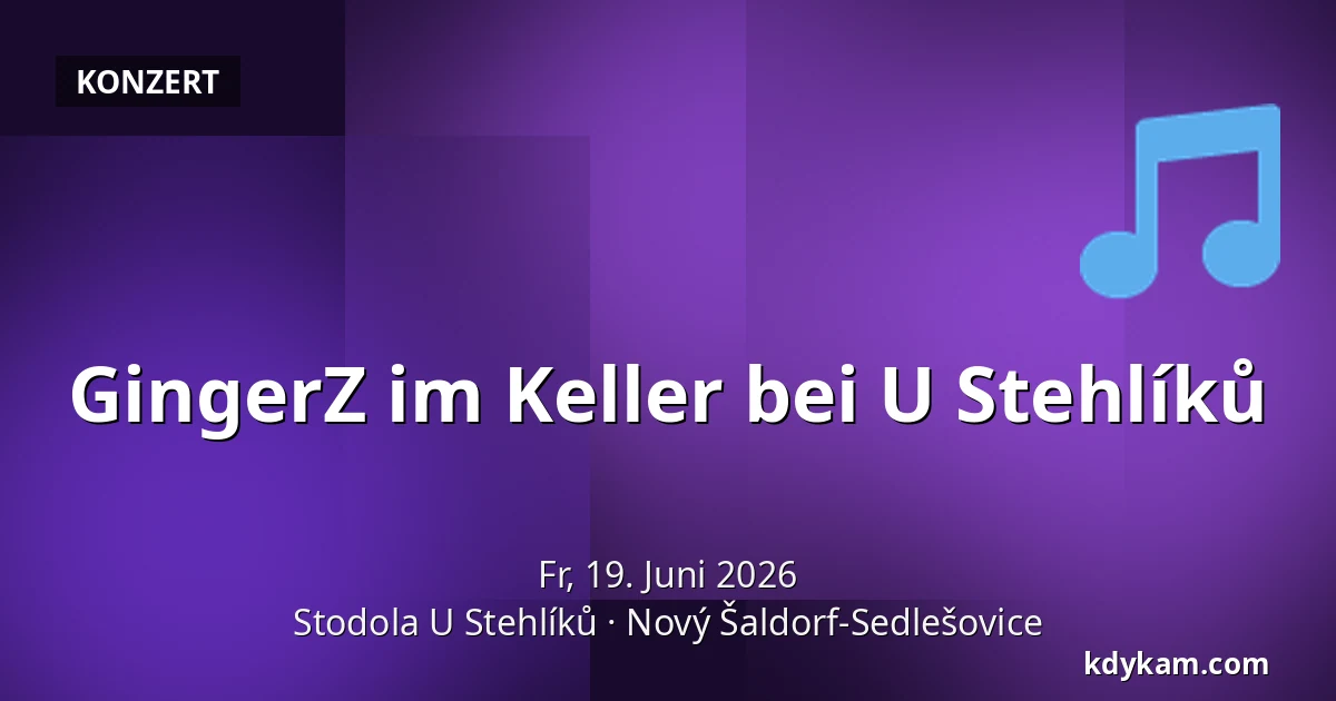 GingerZ im Keller bei U Stehlíků — Scheune U Stehlíků, Nový Šaldorf-Sedlešovice
