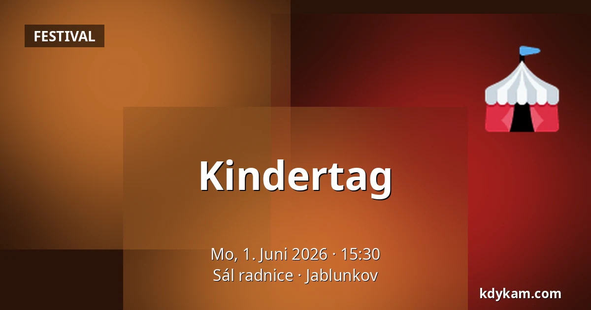 Kindertag — Rathaus Jablunkov, Jablunkov