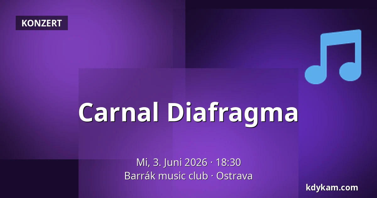 Carnal Diafragma — BARRÁK music club, Ostrau