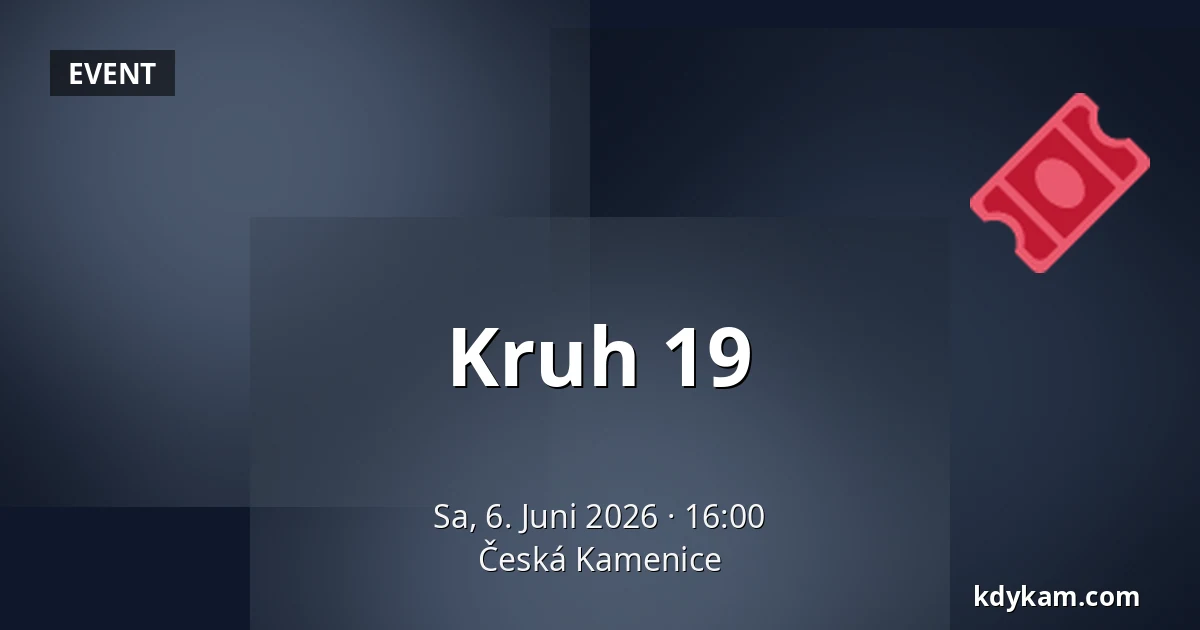 Kruh 19 — Česká Kamenice