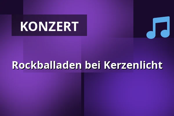 Rockballaden bei Kerzenlicht — Sono Centrum, Brünn
