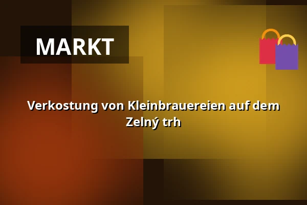 Verkostung von Kleinbrauereien auf dem Zelný trh — Úřad městské části Brno-střed, Brünn