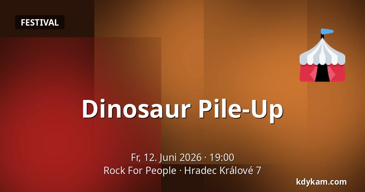 Dinosaur Pile-Up — Rock For People, Hradec Králové 7