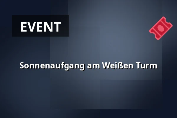 Sonnenaufgang am Weißen Turm — Bílá věž, Königgrätz