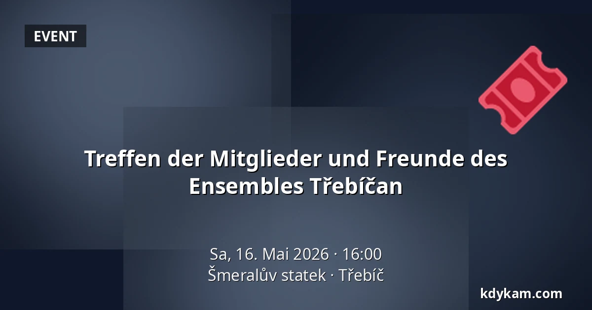 Treffen der Mitglieder und Freunde des Ensembles Třebíčan — Šmeralův statek, Třebíč