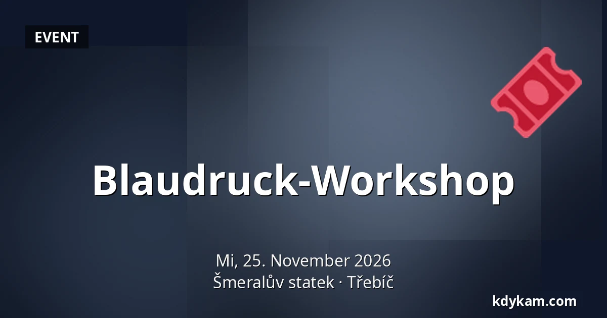 Blaudruck-Workshop — Šmeralův statek, Třebíč