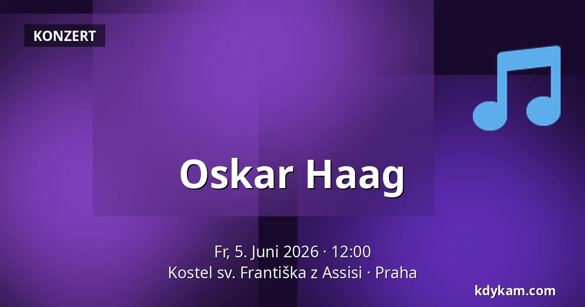 Oskar Haag — Kirche des Heiligen Franziskus von Assisi, Prag
