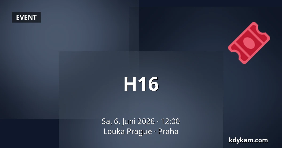 H16 — Louka Prague, Prag