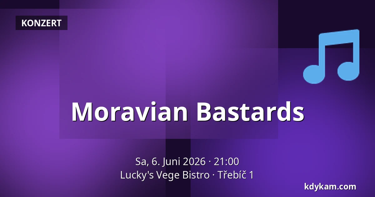 Moravian Bastards — Lucky's Vege Bistro, Třebíč 1