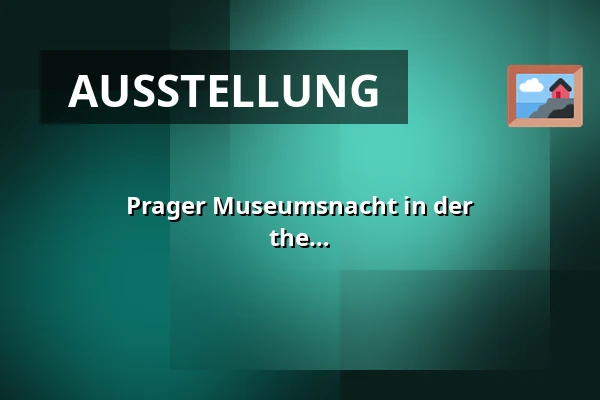 Prager Museumsnacht in der Rudolfinum-Galerie ⬩ DATAS: The Data and the Sovereign — Rudolfinum, Prag