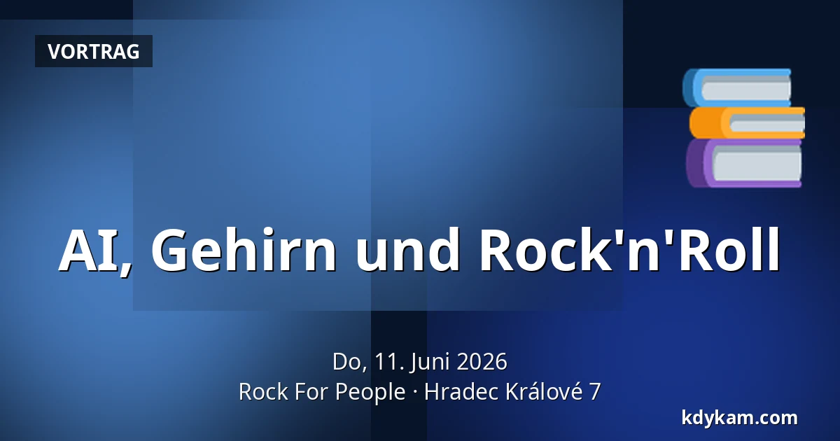 AI, Gehirn und Rock'n'Roll — Rock For People, Hradec Králové 7