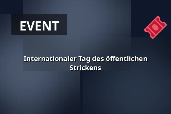 Internationaler Tag des öffentlichen Strickens — České muzeum stříbra, Kutná Hora