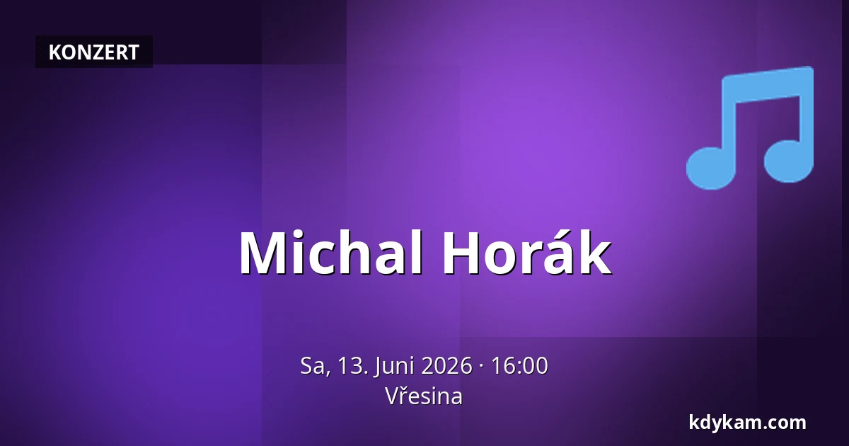 Michal Horák — Vřesina