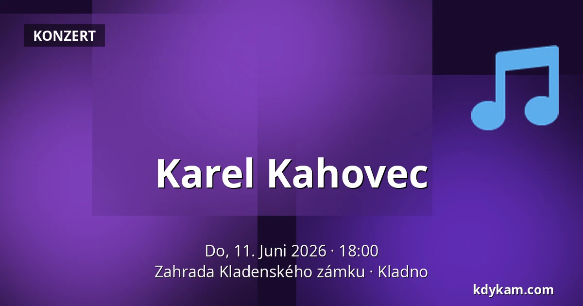 Karel Kahovec — Zahrada Kladenského zámku, Kladno