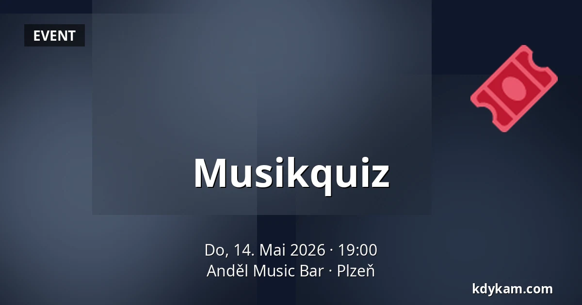 Musikquiz — Anděl Music Bar, Pilsen