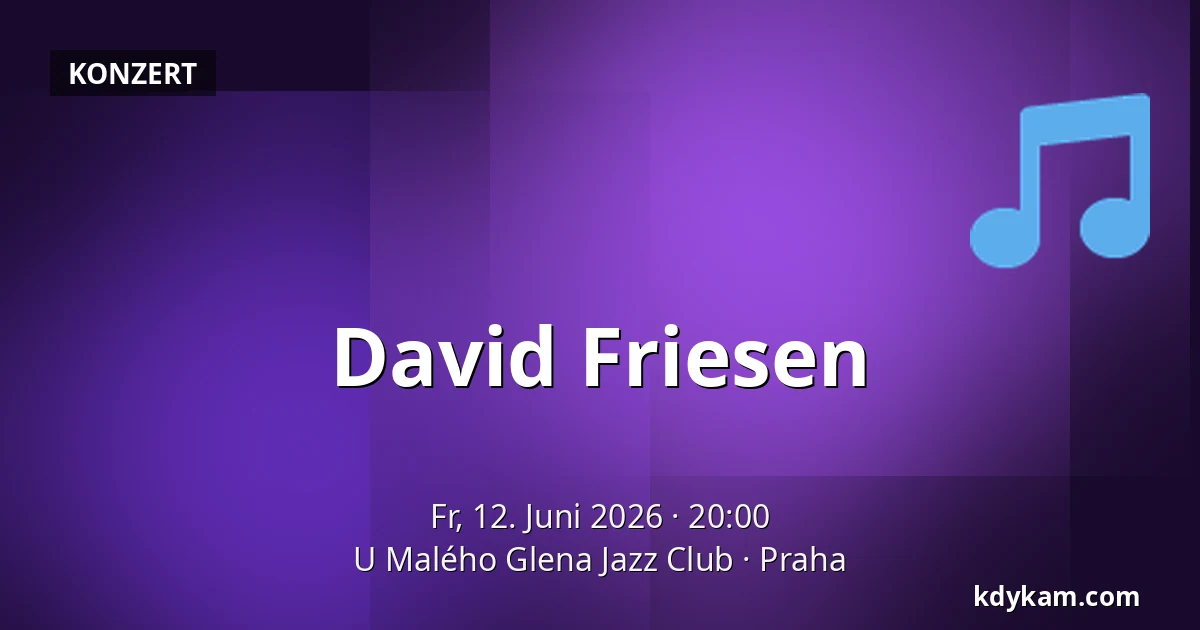 David Friesen — U Malého Glena Jazz Club, Prag