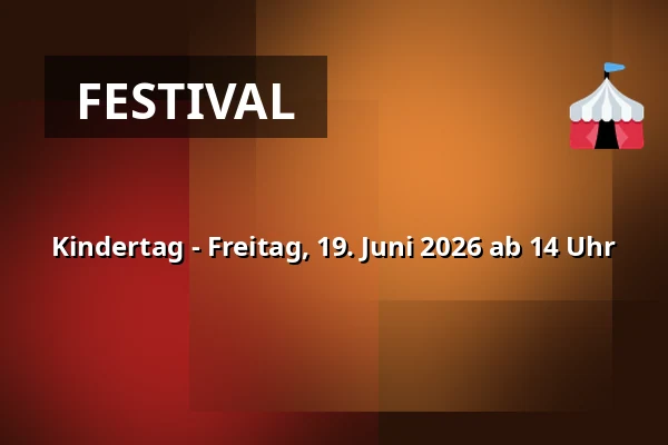 Kindertag - Freitag, 19. Juni 2026 ab 14 Uhr — Újezd, Prag
