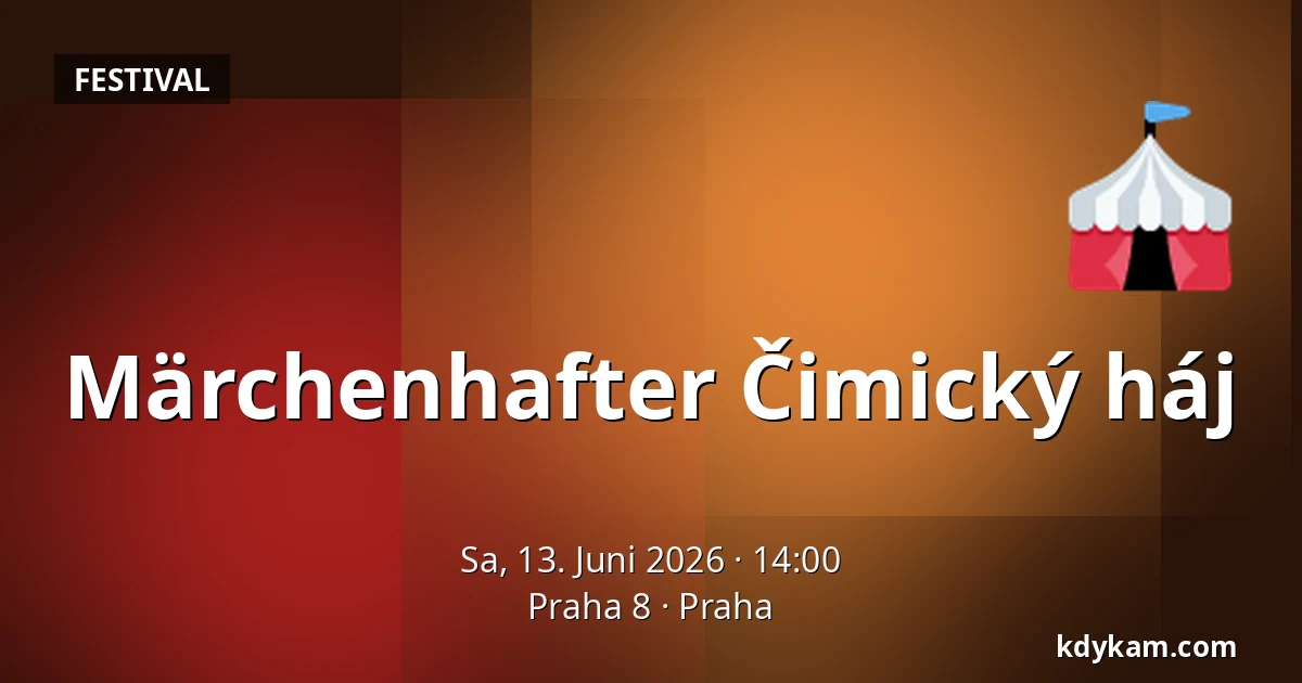 Märchenhafter Čimický háj — Praha 8, Prag