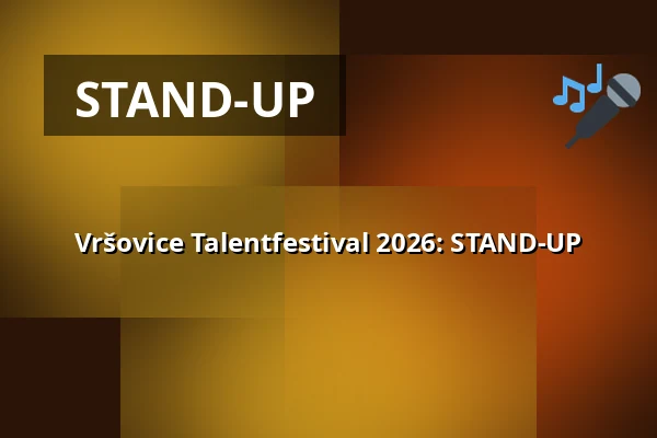 Vršovice Talentfestival 2026: STAND-UP — Vzlet, Prag