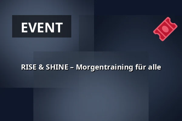 RISE & SHINE – Morgentraining für alle — Studio Alta, Prag