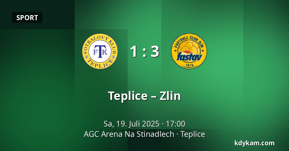 Teplice – Zlin — AGC Arena Na Stinadlech, Teplice