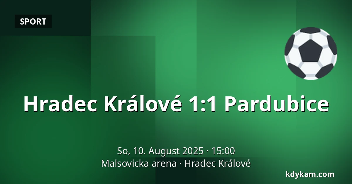 Hradec Králové – Pardubice — Malsovicka arena, Königgrätz
