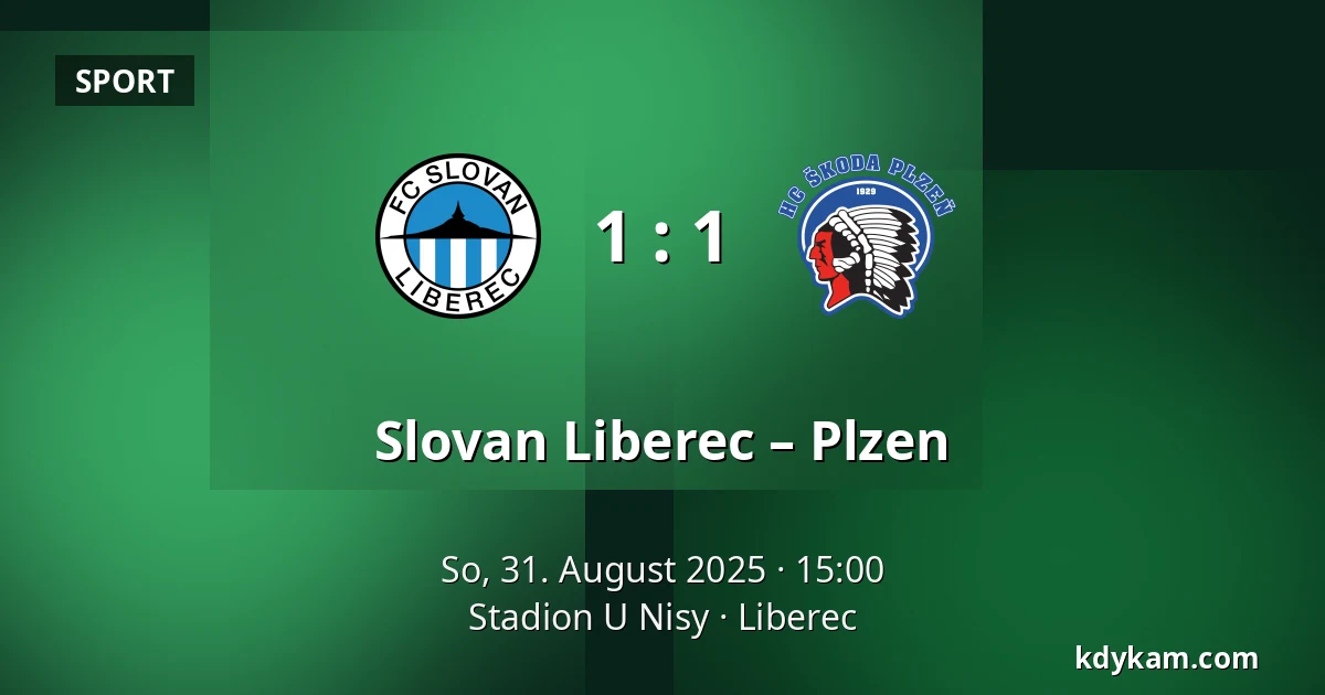 Slovan Liberec – Plzen — Stadion U Nisy, Reichenberg