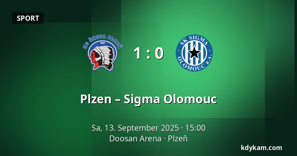 Plzen – Sigma Olomouc — Doosan Arena, Pilsen