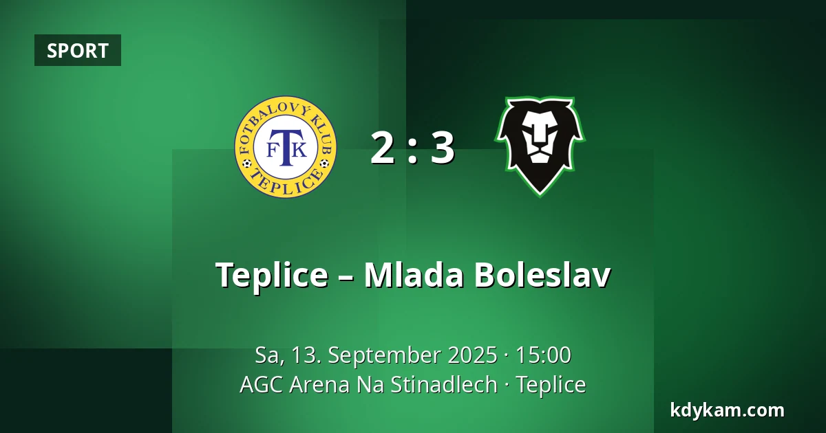 Teplice – Mlada Boleslav — AGC Arena Na Stinadlech, Teplice