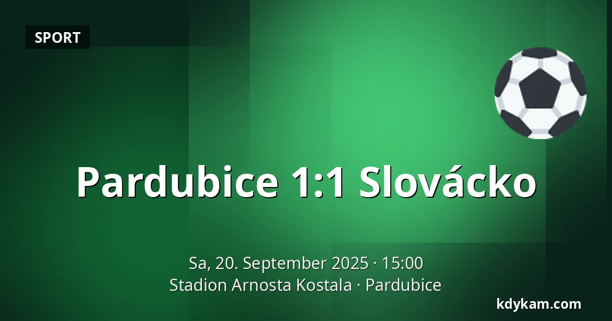 Pardubice – Slovácko — Stadion Arnosta Kostala, Pardubitz
