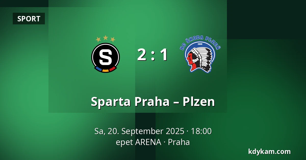 Sparta Praha – Plzen — epet ARENA, Prag