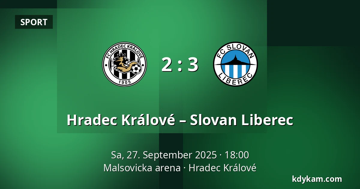 Hradec Králové – Slovan Liberec — Malsovicka arena, Königgrätz