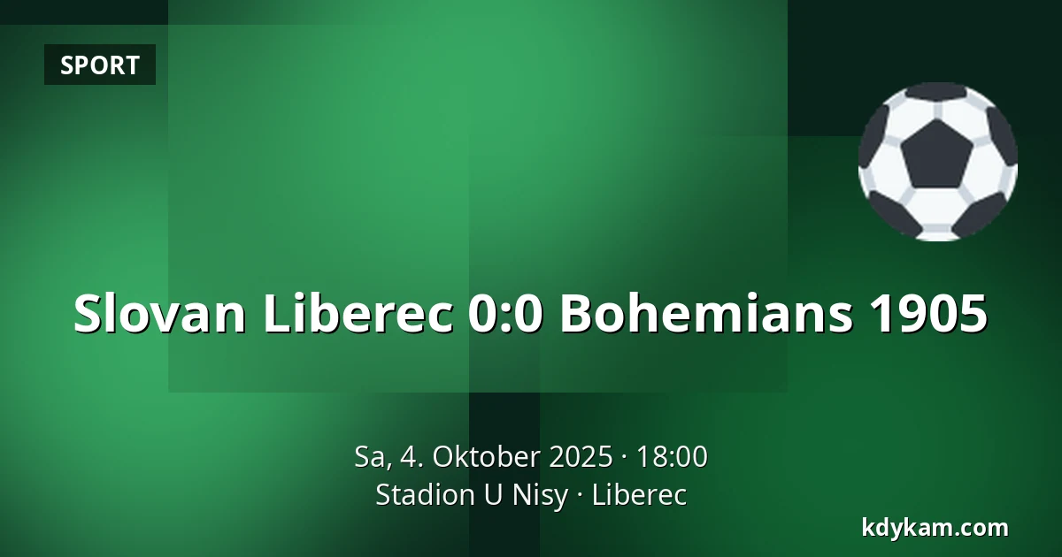 Slovan Liberec – Bohemians 1905 — Stadion U Nisy, Reichenberg