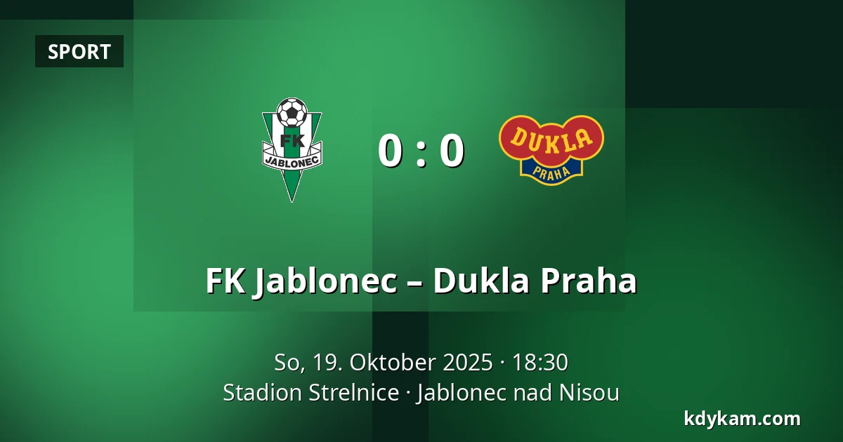 FK Jablonec – Dukla Praha — Stadion Strelnice, Jablonec nad Nisou