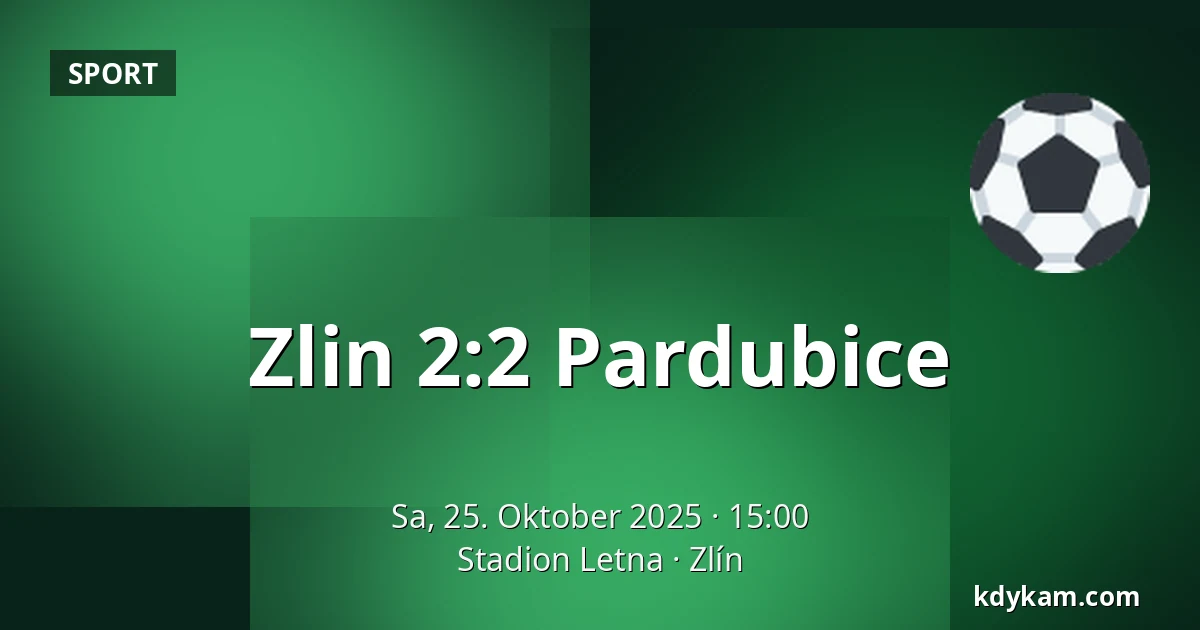 Zlin – Pardubice — Stadion Letna, Zlin
