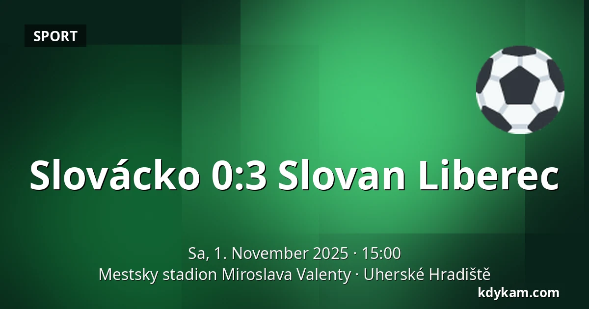 Slovácko – Slovan Liberec — Mestsky stadion Miroslava Valenty, Uherské Hradiště