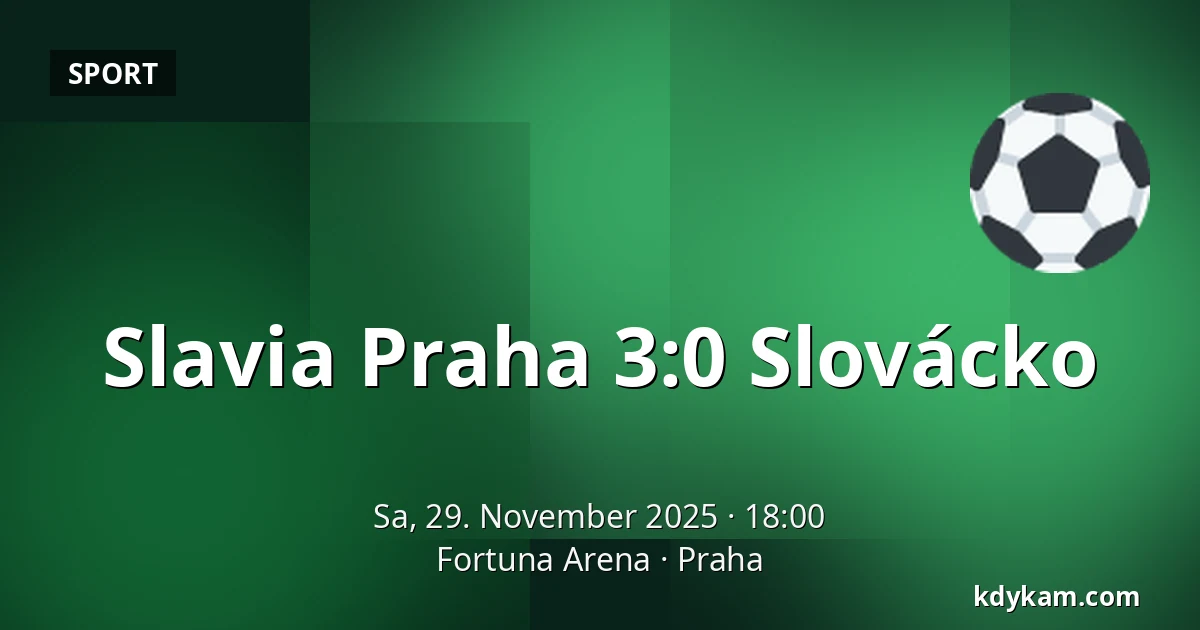 Slavia Praha – Slovácko — Fortuna Arena, Prag