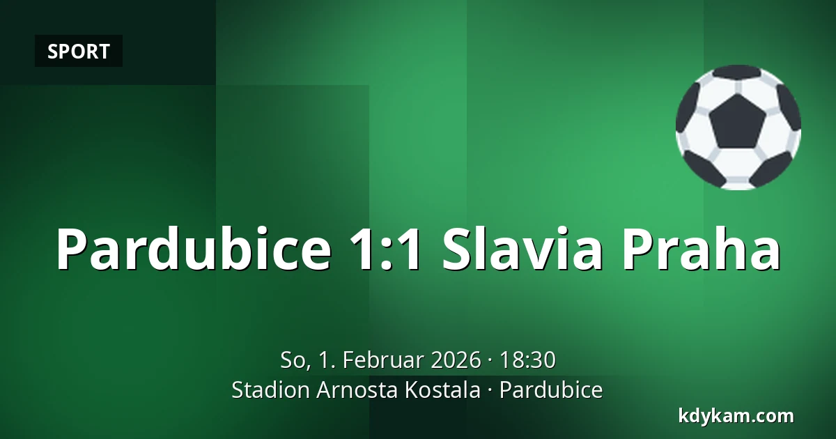 Pardubice – Slavia Praha — Stadion Arnosta Kostala, Pardubitz