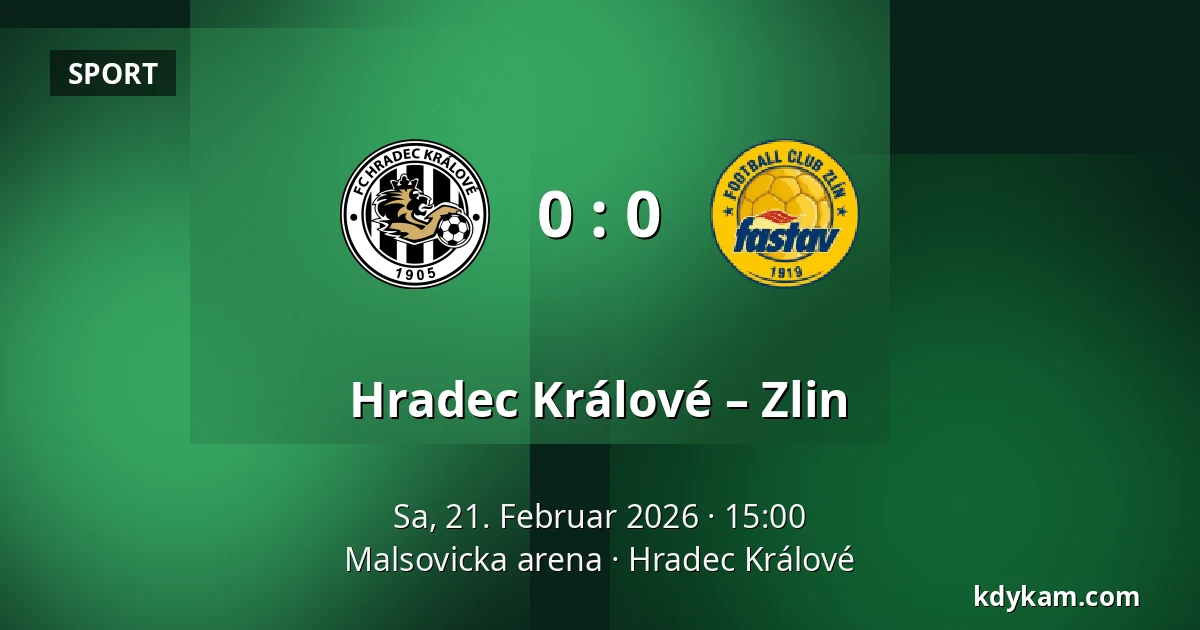 Hradec Králové – Zlin — Malsovicka arena, Königgrätz