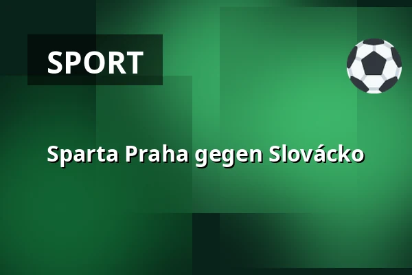 Sparta Praha gegen Slovácko — epet ARENA, Prag