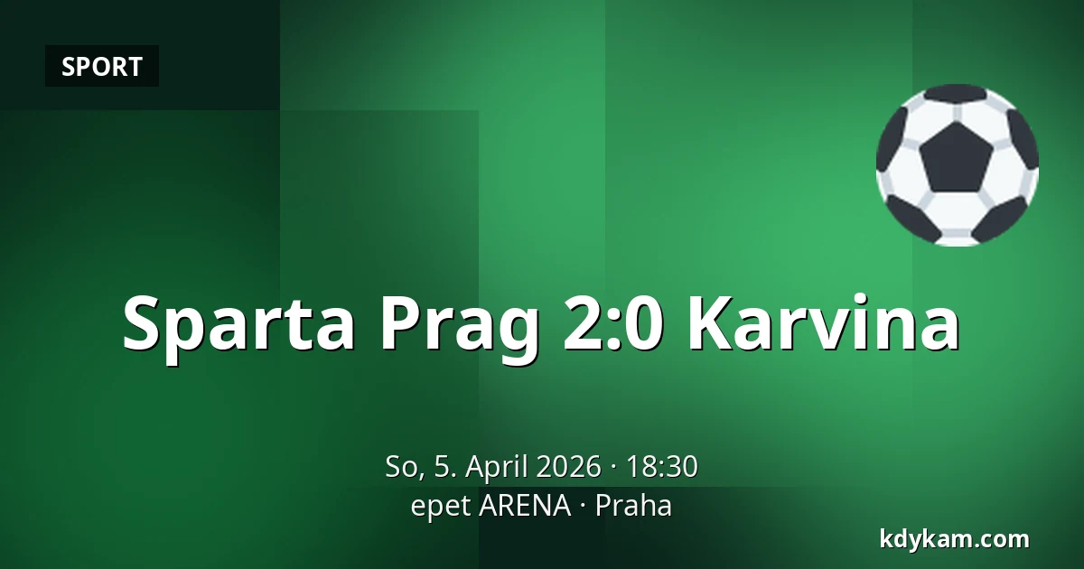 Sparta Prag - Karvina — epet ARENA, Prag