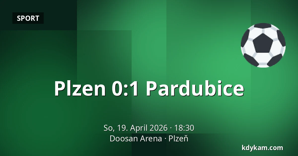 Plzen – Pardubice — Doosan Arena, Pilsen