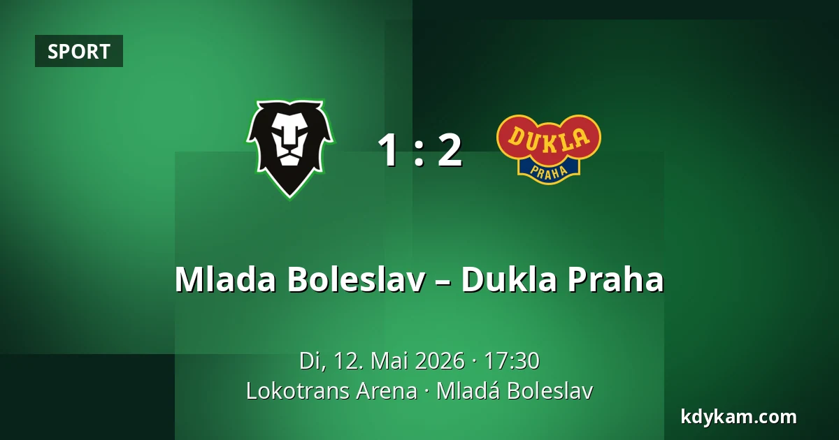 Mlada Boleslav – Dukla Praha — Lokotrans Arena, Jungbunzlau