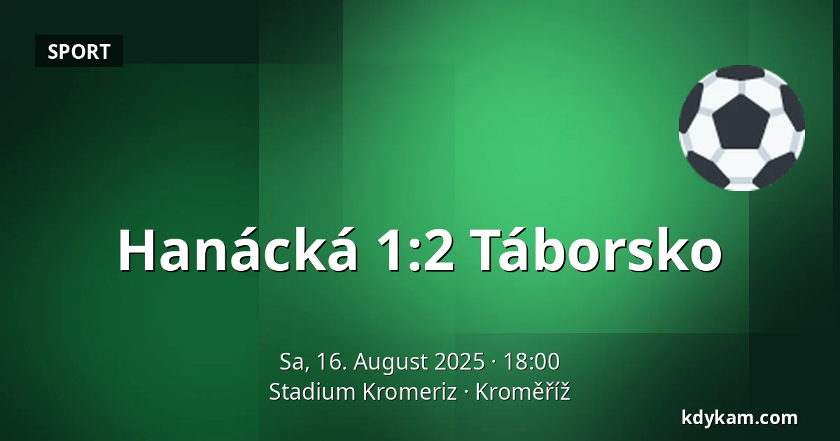 Hanácká – Táborsko — Stadium Kromeriz, Kroměříž