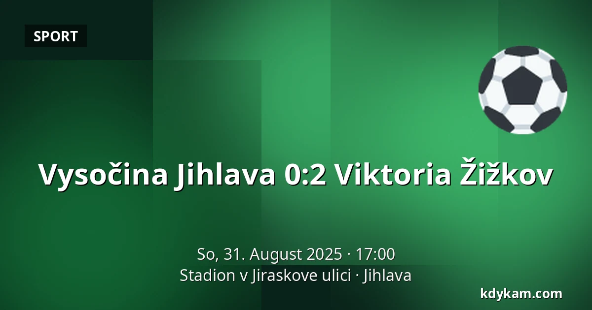 Vysočina Jihlava – Viktoria Žižkov — Stadion v Jiraskove ulici, Iglau