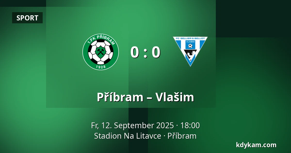 Příbram – Vlašim — Stadion Na Litavce, Příbram
