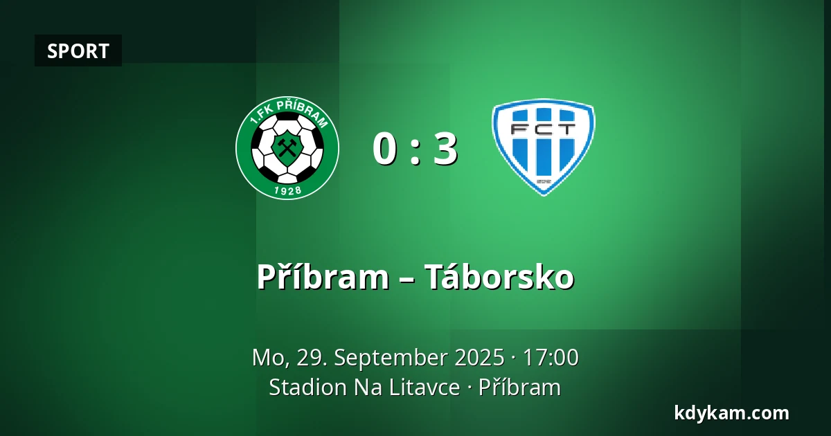 Příbram – Táborsko — Stadion Na Litavce, Příbram